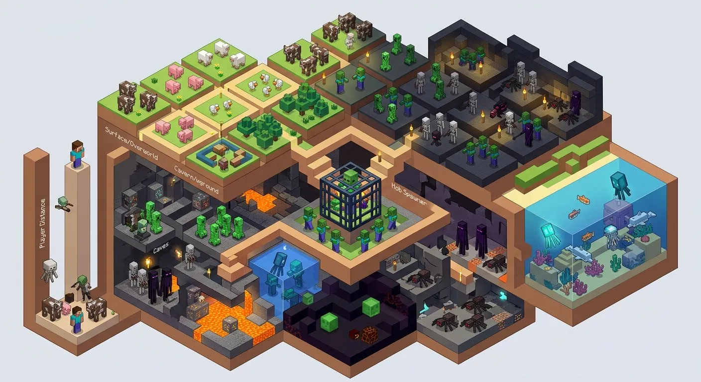 minecraft刷怪机制