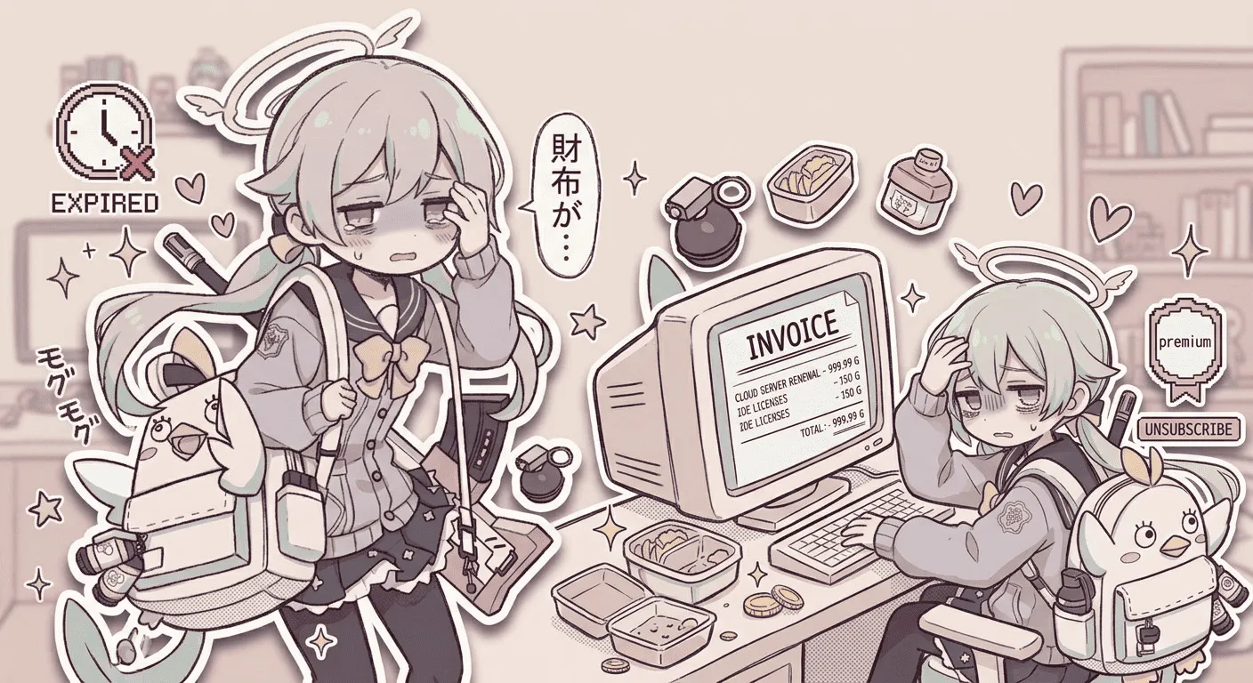 忘记关闭自动扣费的教训