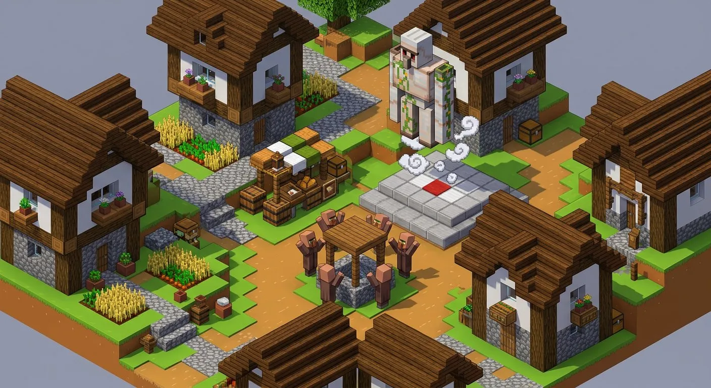 minecraft铁傀儡生成机制